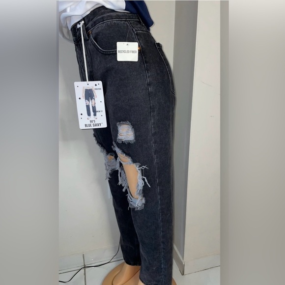 NWT BLUE SAVVY 90’ JEAN MOM FIT HIGH RISE  SIZE 11/30 - Picture 2 of 5